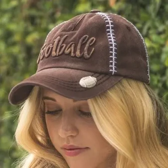 Baseball Trucker Cap Brown Football