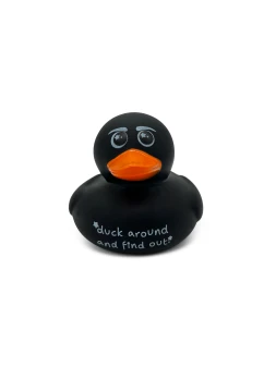 Rubber Duck Funny Black Duck Around & Find Out