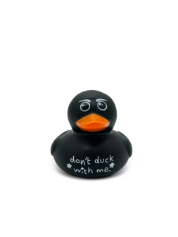 Rubber Duck Funny Black Don't Duck With Me