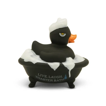 Rubber Duck Live Laugh Toaster Bath Black Bathtub 