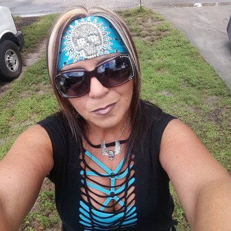 Bandana, Skull Sugar Metal Center MULTIPLE COLORS AVAIL