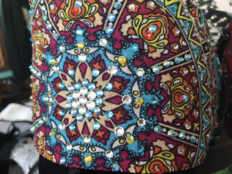 Bandana, Multi-a Turquoise & Pinks FREE SHIPPING Bandana, Multi-a Turquoise & Pinks FREE SHIPPING