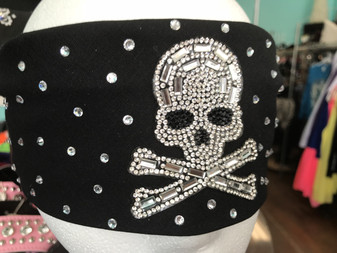 Bandana, Skull Bling Bling on Black FREE SHIPPING Bandana, Skull Bling Bling on Black FREE SHIPPING