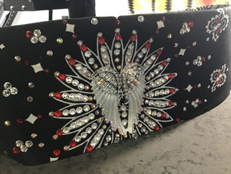 Bandana, Angel Wing w/Red FREE SHIPPING 