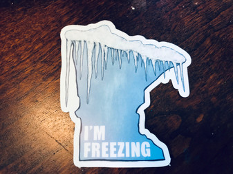 Sticker, Minnesota Freezing Sticker, Minnesota Freezing