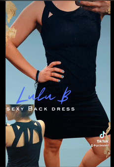 Dress, Sleeveless Sexy Black Coolant Fabric LuLu B SPF 50