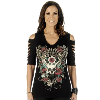  Skull Devilish USA Made Top