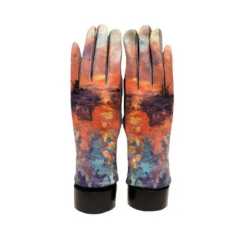 Gloves, Artsy Fartsy Suede Like Sunrise