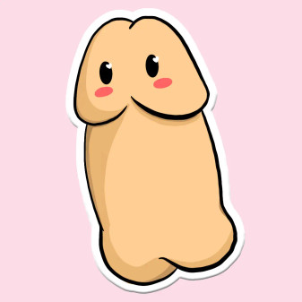 Sticker, Penis Sticker, Penis