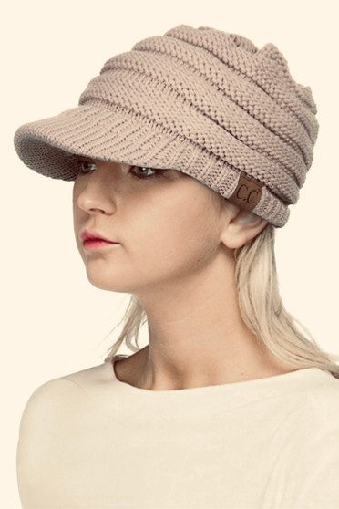 Hat, Brimmed CC Beige