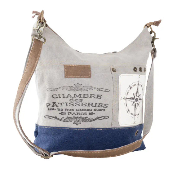 Purse, Crossbody Shoulder Anchor Paris Compass