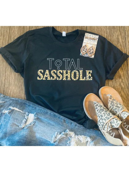 T-Shirt, Total Sasshole Black