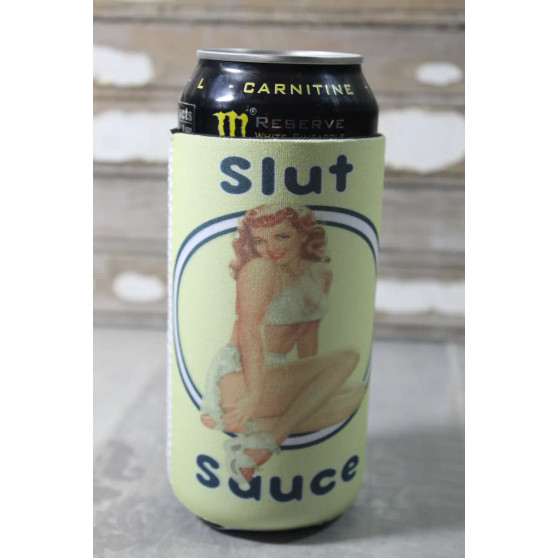 Koozie, Can Slim 16oz Slut Sauce