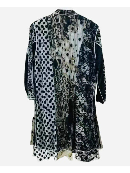 Cardigan, Multi Layered Black Cardigan, Multi Layered Black