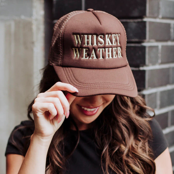 Cap, Baseball Whiskey Weather Coco Brown Adjustable 