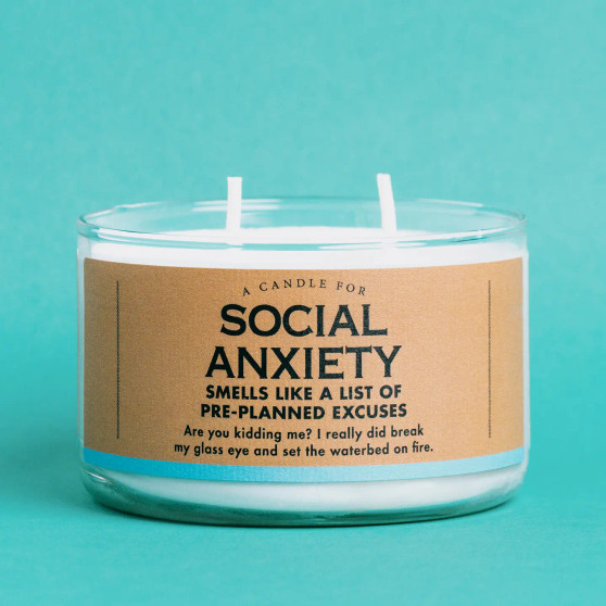 Candle, Soy Social Anxiety Vodka Vitamin Water Scented