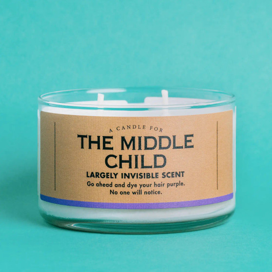 Candle, Soy Middle Child Smells Like Largely Invisible 