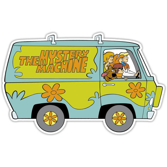 Sticker, Scooby Doo Magical Machine Van 