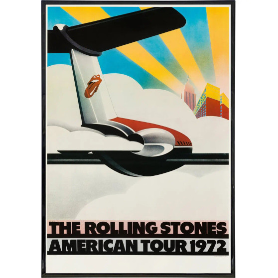 Art Print, Poster Rolling Stones 1972 American Tour 