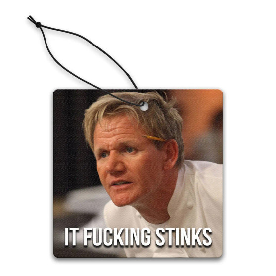Air Freshener, Car Gordon Ramsay It Fucking Stinks