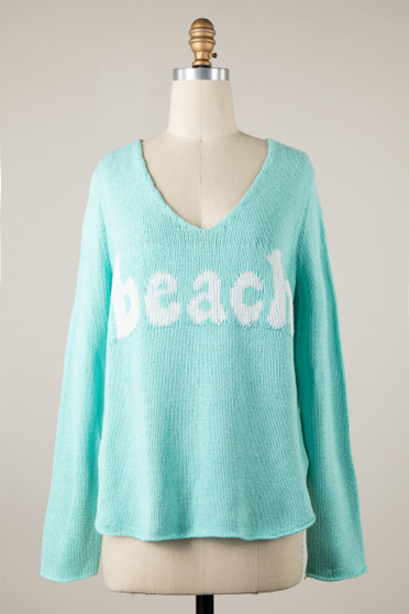 Top, Lightweight Sweater beach Mint Lower Case