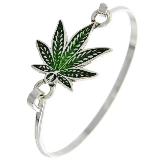 Bracelet Marijuana Pot Hemp Green 
