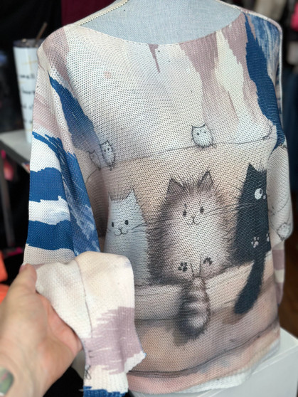 One Size 3 Cats Kittens ONE Size