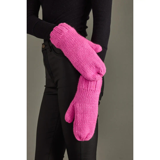 Mittens Fleece Lined by Panache Pink