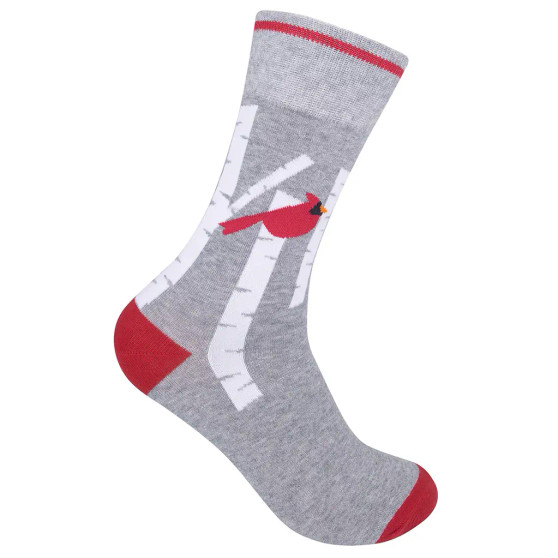 Socks Cardinal Birch Tree Grey 