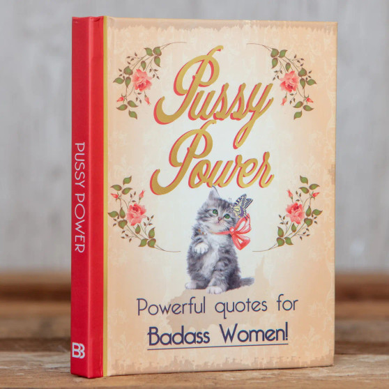 Book Inspirational Ladies Pussy Power 96 Pages Of Fun Inspiring Quotes