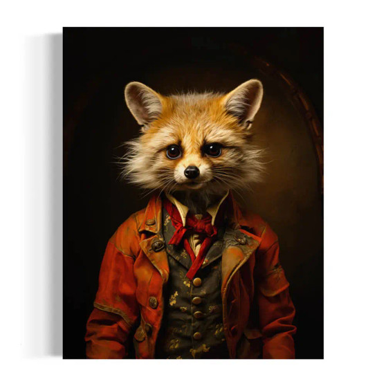 Fox Gentleman Suite Cost Art Print Salty Alice