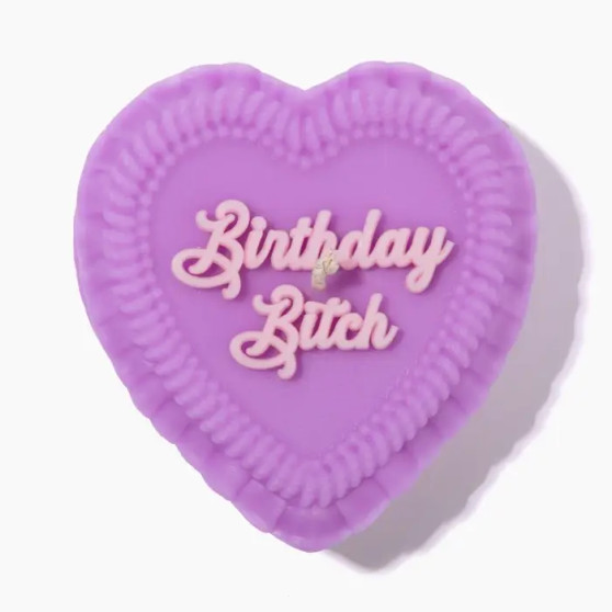 Birthday Bitch Soy Wax Candle Unscented 