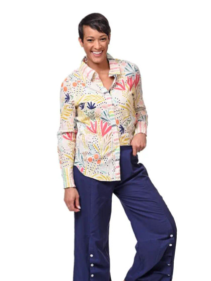 Button Down Shirt Top Whimsy 