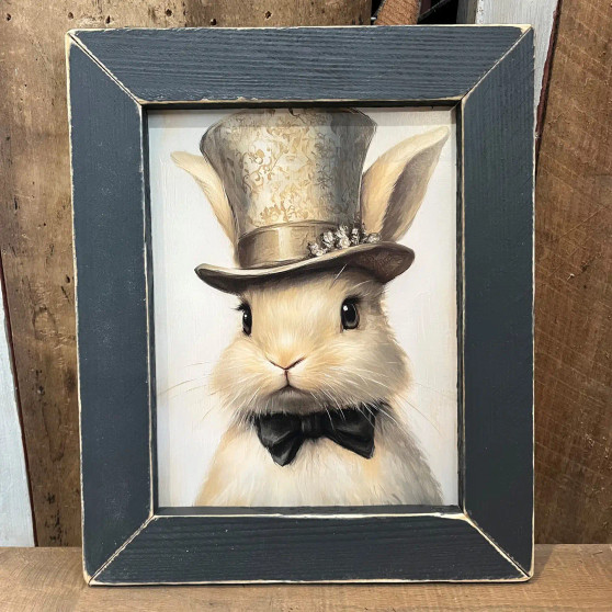 Spring Easter Bunny Rabbit  Top Hat