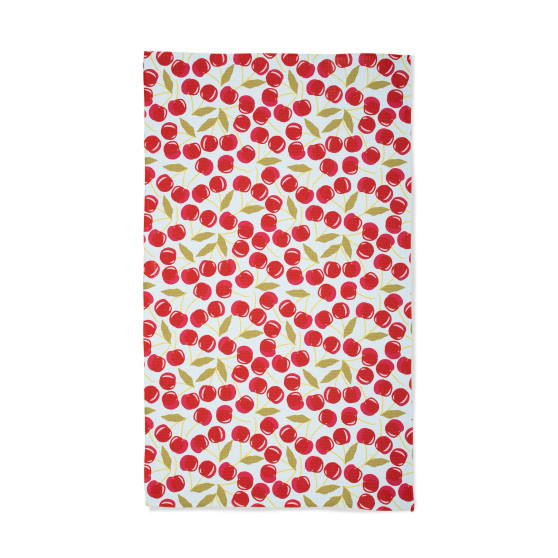 Geometry Kitchen Hand Dish Towel Microfiber Sweet Cherry