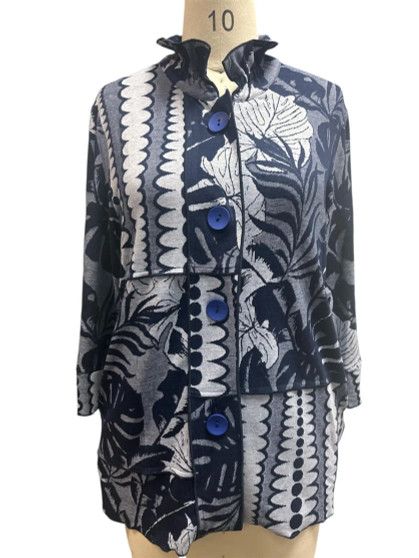 Kamana Jacket Cardigan Black Grey 