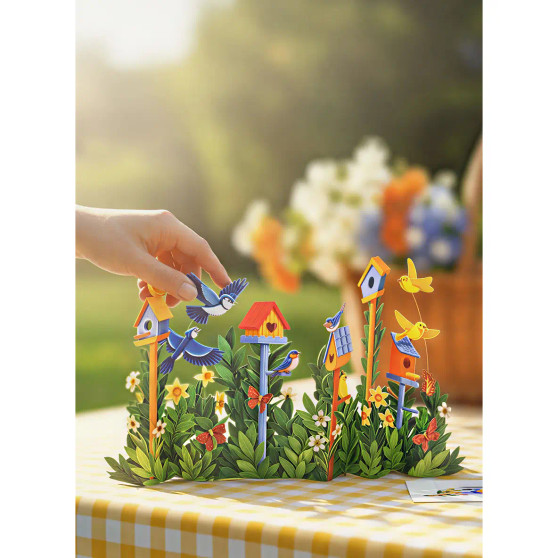 FreshCut Mini Pop Up 3D Greeting Card Birdhouses