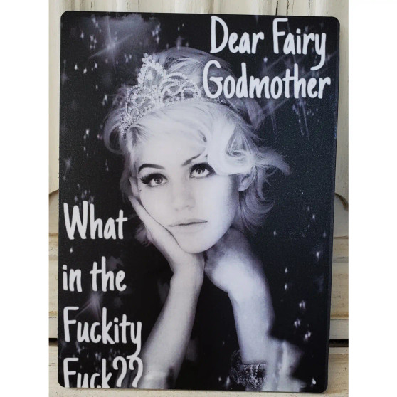 Funny Magnets Dear Fairy Godmother, What The Fuckity Fuck Fuck 5.5x4