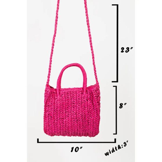 Raffia Natural Purse