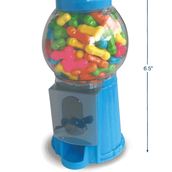 Gum Ball Machine of Candy Dicks Penis’ Assorted Colors