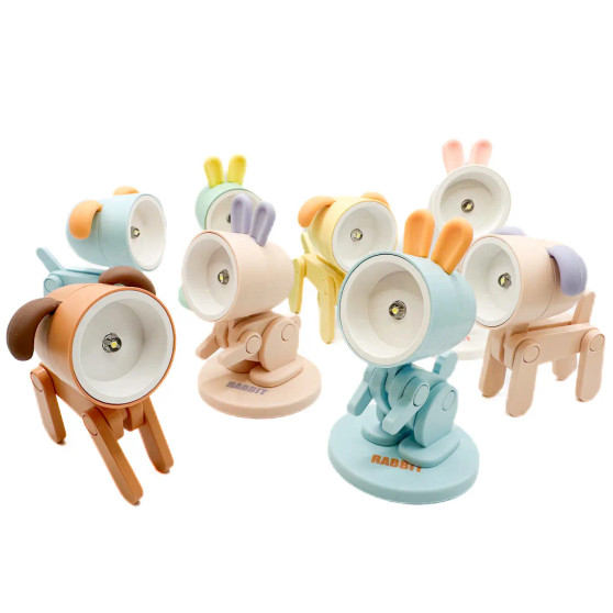 Rabbit Night Light Batteries Include Green