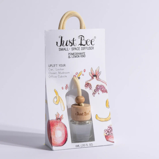 Just Bee Diffuser Hanging Small Space Pomegranate Lemon USA Made