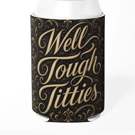 Can Cooler Koozie Well, Tough Titties