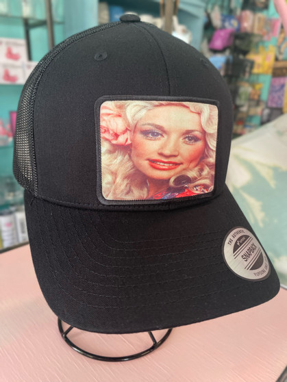 Dolly Parton Glam Baseball Cap Adjustable Black