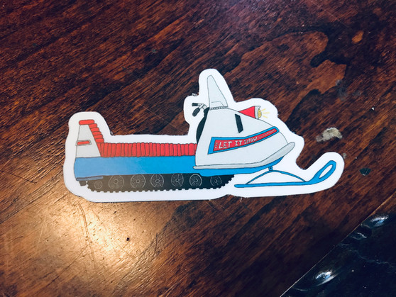 Sticker, Snowmobile 