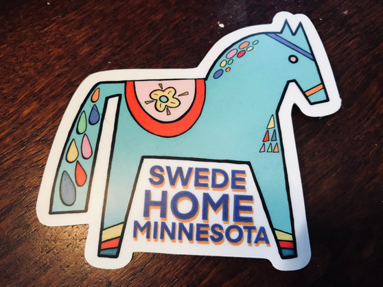 Sticker, Swede Home Minnesota