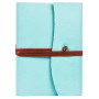 Journal, Leather Aqua Made in Italy