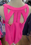 Top, Sleeveless Sexy Hot Pink Coolant Fabric LuLu B  Top, Sleeveless Sexy Hot Pink Coolant Fabric LuLu B