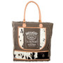 Clea Ray Infantry Follow Me Tote Bag with Fringe  Clea Ray Infantry Follow Me Tote Bag with Fringe