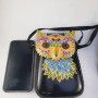 Purse, Leather Owl Handmade Fits Phone